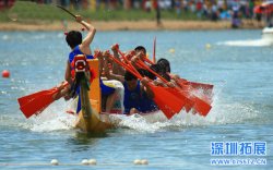 赛龙舟—水上拓展项目(增强企业凝聚力)