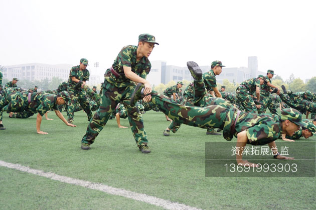 深圳拓展训练进行团队配合项目