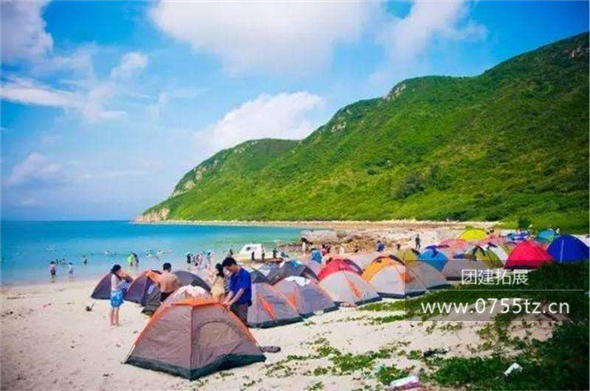 深圳海岛拓展还可以进行露营