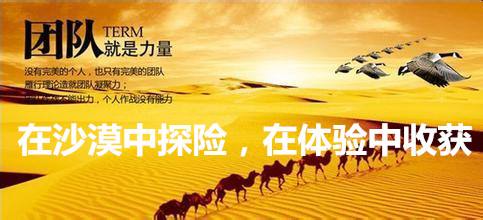 体验沙漠掘金拓展项目
