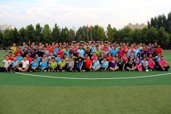 户外拓展大合影