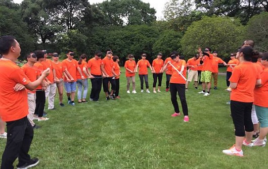 深圳拓展项目:盲人方阵