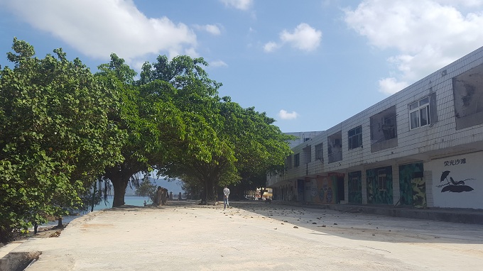 在海边的深圳拓展基地