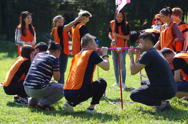 深圳拓展训练的拓展项目:“呼吸的力量”